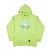 Sudadera con capucha para hombre, prenda deportiva masculina de algodón con forro polar grueso, estilo golf, flor, Le Fleur Tyler The Creator, novedad 2024 - compra barato