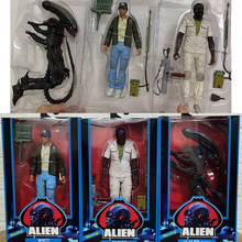 NECA The Alien Bloody Action Figure Alien Brett Parker Action Figures 40th Anniversary Alien Predator Figure 3pcs/set 2024 - buy cheap