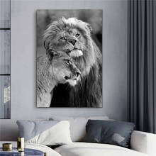 A Couple Lion Canvas Paintings On The Wall Posters And Prints Modern Animals Wall Art Canvas Pictures Bedroom Decor Dropshipping 2024 - buy cheap