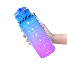 ZORRI Gradient Bottles For Water Cycling Outdoor Shaker Drinking Bottles BPA Free Leak-proof 500/700/1000ML 2024 - buy cheap
