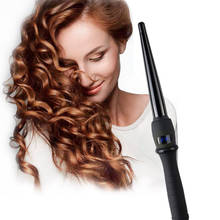 Professional Taper Curling Iron Hair Curlers Ceramic Taper Curler Cone Wand Rollers LCD Digital Curly Hair Care Styling Tools 2024 - buy cheap