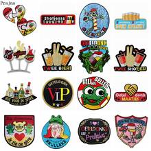 Prajna Oeteldonk Emblem Full DIY Embroidered Frog Carnival For Netherland Iron On Patches Stickers Embroidered Patches For Dress 2024 - buy cheap