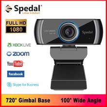 Spedal C920 1080p Hd Webcam with Microphone 100°Wide Angle Video Conferencing Live Streaming Free Drive for PC Mac Laptop 2024 - buy cheap