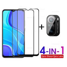 For Xiaomi Poco X3 M3 F3 Glass For Poco X3 Pro NFC Protective Glass Full Cover Camera Lens Screen Protector For Xiaomi Poco F3 2024 - buy cheap