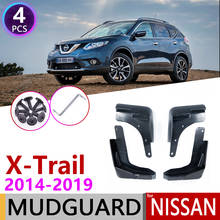 for Nissan X-Trail T32 2014~2019 Fender Mud Flaps Guard Mudguard Splash Flap Car Accessories 2015 2016 2017 2018 X Trail XTrail 2024 - buy cheap