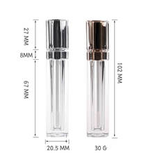 8ML High Class Rose Gold Lip Gloss Bottle,Plastic Empty Cosmetic Oil Refillable Tube, Liquid Lipstick Storage Bottle 2024 - buy cheap