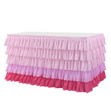 Hot Sale! Wedding Party Tutu Tulle Table Skirt Tableware Cloth Baby Shower Party Home Decor Table Skirting Birthday Party 2024 - buy cheap
