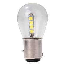 Bombilla LED para coche, lámpara de luz de marcha atrás para freno y parada, de vidrio, estilo de coche, 1157 BAY15D 3030 SMD, 12v-24V 2024 - compra barato