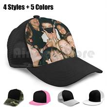 Now United-gorra de béisbol de malla Diy, Hip Hop, ajustable, ahora, banda unidos, Heyoon, Sina, Sabina, Krystian, Roy, Lamar, Diarra, Noé 2024 - compra barato