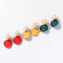 kissme Earrings 3 Colors Geometric Sexy Korean Earrings for Women Fashion Jewelry Accessories Brincos 2024 - buy cheap