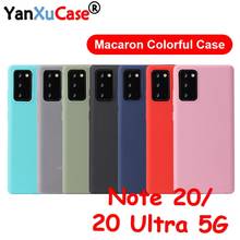 10Pcs Simple Colorful Phone Case For Samsung Note20 Ultra Note 10 Plus 9 8 Frosted Soft Silicone Cover For Galaxy S20 Ultra S10 2024 - buy cheap