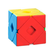 MoYu-Cubo mágico de giro sin pegatina, rompecabezas de doble Skewb, cubos de velocidad profesionales, juguetes educativos para estudiantes, 3x3x3 2024 - compra barato
