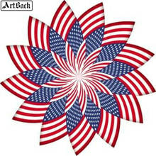 5d, pintura diamante bandeira americana ícone, quadrado completo, mandala, mosaico de diamante, bordado, redondo, artesanato, decoração 2024 - compre barato