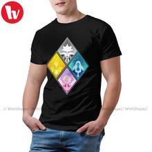 Steven Universe T Shirt The Great Diamond Authority T-Shirt Mens Beach Tee Shirt Print XXX Cotton Fun Tshirt 2024 - buy cheap