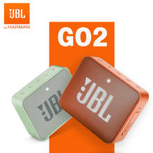 Jbl go 2 caixa de som, portátil, sem fio, bluetooth, à prova d'água ipx7, bateria recarregável, para esportes, com microfone, graves profundos 2024 - compre barato