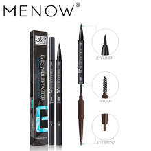 Menow E407 3-in-1 Multifunctional Double  Eyebrow Pencil Durable Waterproof Maquiagem Profissional Completa Makeup Cosmetic 2024 - buy cheap