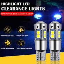 2pcs Car Led Bulb T10 Led Canbus W5W 168 194 Auto Interior Light Map Dome Door Reading Wedge Parking Bulbs Clearance Lights 2024 - buy cheap
