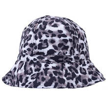 XdanqinX складные женские шляпы-ведра для взрослых, леопардовая шляпа 2020, новая весенняя женская модная шляпа от солнца, полосатая шляпа, женские трендовые шапки 2024 - купить недорого