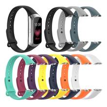 Silicone Sport Watch Band Strap Wrist Band Strap Suitable For Samsung Galaxy Fit SM-R370 Smart Bracelet Watch Strap Accessories 2024 - buy cheap