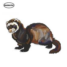 HotMeiNi 13cm x 6.5cm Car Sticker Cartoon Ferret Vinyl Sticker Laptop Travel Luggage Decal Waterproof Car Styling Accessories 2024 - buy cheap