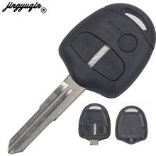 Jingyuqin 3 botón de Control remoto sin llave Control remoto de coche para Mitsubishi Lancer Outlander Shogun Pajero MIT11 hoja 2024 - compra barato