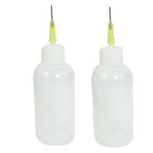 2PCS Clear White Needle Nozzle Plastic Sewing Machine Oil Bottle 50ml 2024 - buy cheap