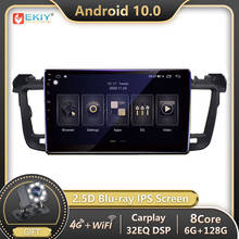 EKIY-reproductor Multimedia con pantalla IPS de 9 "y Android 10,0, autorradio para coche Peugeot 508, 2012-2016, DSP, 6GB + 128GB, grabadora de cinta estéreo, Carplay 2024 - compra barato
