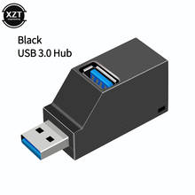 Мини 3 порта USB 3,0 разветвитель концентратор высокая скорость передачи данных разветвитель коробка адаптер USB 2,0 для ПК ноутбука MacBook Pro Аксессуары 2024 - купить недорого