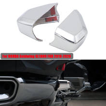 Capa cromada forro de motocicleta, alta qualidade, 2 peças, para honda goldwing gl1800 gl 1800 f6b 2018 2019 2020 2024 - compre barato