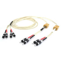 1 par de cables de altavoz de Audio hifi con conector de enchufe banana de fibra de carbono 2024 - compra barato