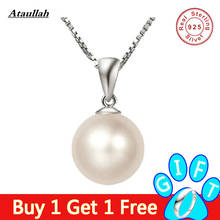 Fresh Water Pearl Necklace silver-plate Chain Jewelry Shell Pearl WNW145 2024 - buy cheap