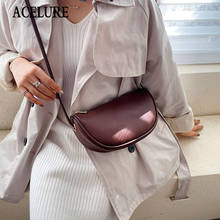 ACELURE Simple Style Women Small Shoulder Crossbody Bags Soft PU Leather High Capacity Flap Purse Ladies Shopping Phone Bags 2024 - buy cheap