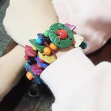 MANILAI ручной работы браслет из деревянных бусин для женщин Многоцветный Кокосовая ракушка браслет ювелирные изделия оптом 2020 2024 - купить недорого