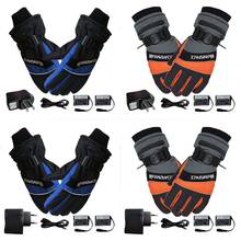 1 Pair Winter USB Hand Warmer Cycling Motorcycle Bicycle Ski Gloves Electric Thermal Gloves Rechargeable Battery Heated Gloves 2024 - buy cheap