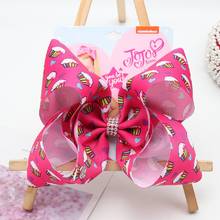 7" Jojo Siwa for Baby Hair Clip Large  Hair Bows for Girls With Clips Bowknot Hairpin Handmade Hair Accessories Jojo Bows 2024 - buy cheap