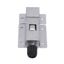 Stainless Steel Automatic Spring Small Latch Security Door And Window Lock Buckle Bathroom Latch 8*3.5cm Home Accessories 2024 - buy cheap