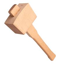 Beech Solid Carpenter Wood Wooden Mallet Hammer Handle Woodworking Tool E7CB 2024 - buy cheap