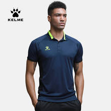 Мужские футболки поло KELME, летние спортивные футболки с коротким рукавом для тренировок, 3881022 2024 - купить недорого