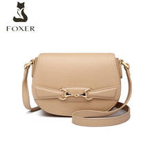 Foxer 2020 novas mulheres de couro ombro crossbody sacos para mulheres bolsas de luxo sacos de designer sacos de marca famosa 2024 - compre barato