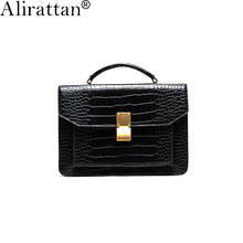 Alirattan Brand Crocodile Pattern Handbags Women Shoulder Messenger Bag Alligator Leather Flap Totes Casual Travel Bag ins H341 2024 - buy cheap