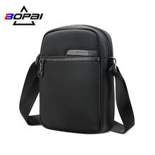 Bopai bolsa transversal à prova d'água masculina, bolsa de ombro casual clássica com zíper leve de náilon 2020 2024 - compre barato