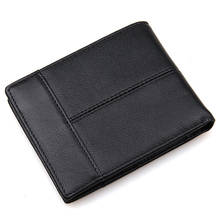 YILUNXI 2020 новый мужской короткий кожаный бумажник мужской повседневный стиль практичный кошелек мужской однотонный модный короткий кошелек 2024 - купить недорого