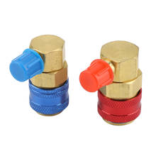 1Pair Air Condition Quick Connector R134a Car Air Condition Fluoride Joints Quick Couplers Connectors For Refrigerant R134a 2024 - buy cheap