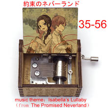 The Promised Neverland Yakuso No Neverland Music Theme Isabella's Lullaby Hand Music Box Birthday Holiday Gifts for Kids 2024 - buy cheap