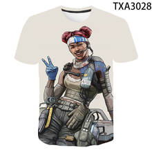 Apex Legends-Camiseta de manga corta para hombre y mujer, ropa de calle con estampado 3D de juego, geniales, de verano, 2020 2024 - compra barato