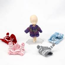 Roupas de bonecas ob11 1/12, 8 cores, novas bonecas bjd, bonecas de argila, suéter de malha, cardigan, casaco, acessórios de bonecas 2024 - compre barato