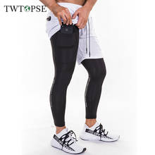 TWTOPSE-pantalones cortos de ciclismo 2 en 1 para hombre, Shorts de secado rápido para bicicleta de montaña y carretera, antisudor, para deportes al aire libre 2024 - compra barato