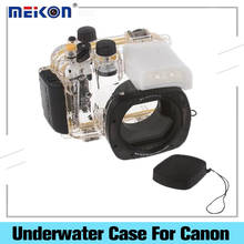 Водонепроницаемый чехол Meikon для подводной камеры для дайвинга чехол для Canon EOS G16 как WP-DC52 2024 - купить недорого