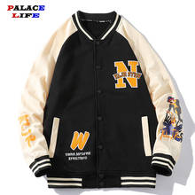 Brand Spring Autumn Baseball jacket Men Thin Tracksuit Coat  Hip Hop Printing Casual Streetwear Man Pattern Bomber Jackets Coat 2024 - buy cheap