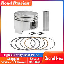 Road Passion Motorcycle Parts Piston Rings Kit 64~66mm for HONDA Steed/SHADOW/BROS 400 VLS400 VLX400 VRX400 NV400 NC25E NC26 2024 - buy cheap